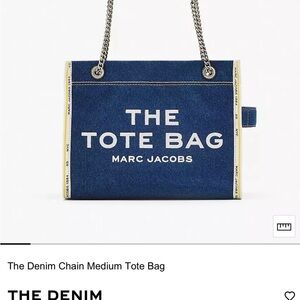 👜 THE DENIM CHAIN MEDIUM TOTE 💼